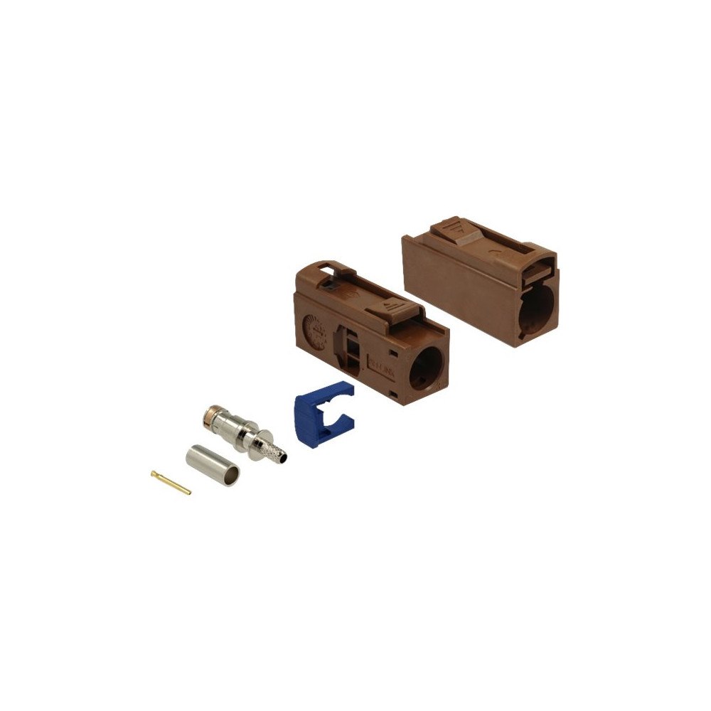 DeLOCK Delock FAKRA F jack 25 mm (long) for crimping - modulär insättning
