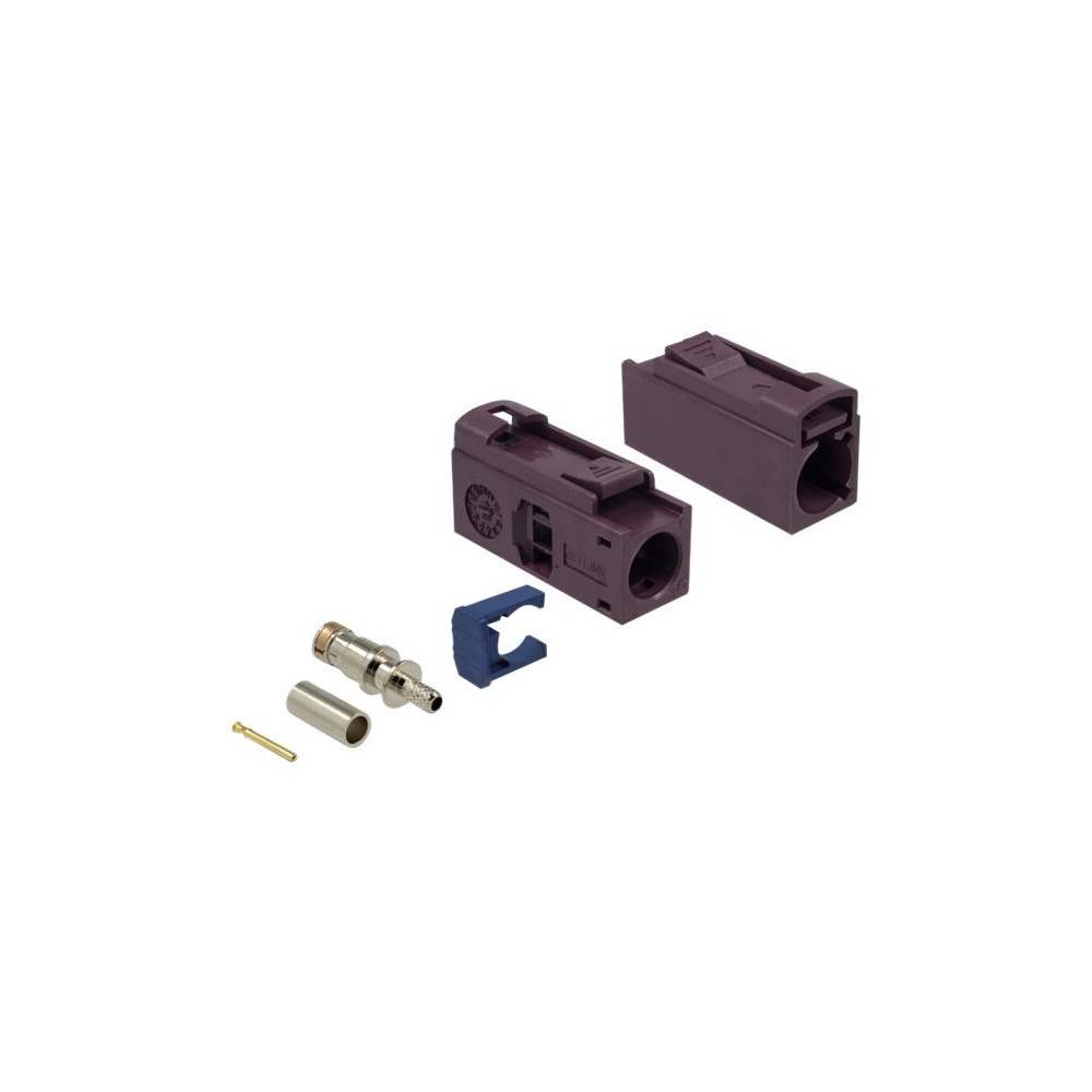 DeLOCK Delock FAKRA D jack 25 mm (long) for crimping - modulär insättning