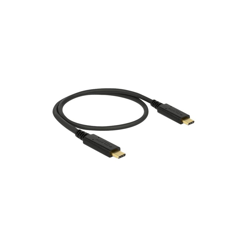 DeLOCK Delock - USB typ C-kabel - 24 pin USB-C till 24 pin USB-C - 50 cm