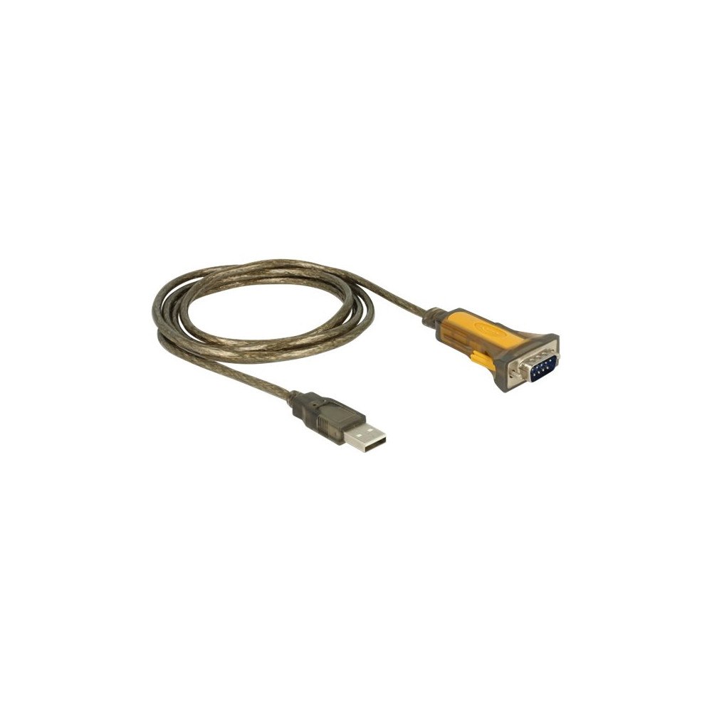 DeLOCK Delock Adapter USB 2.0 > 1 x Serial RS-232 - utökat temperaturintervall - seriell adapter - USB 2.0 - RS-232 x 1