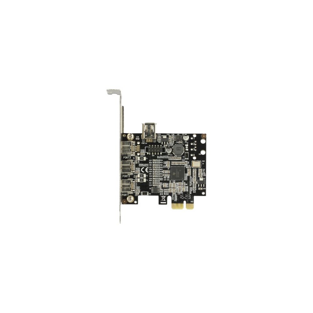 DeLOCK Delock PCI Express Card > 3 x external FireWire B + 1 x internal FireWire A - FireWire-adapter - PCIe