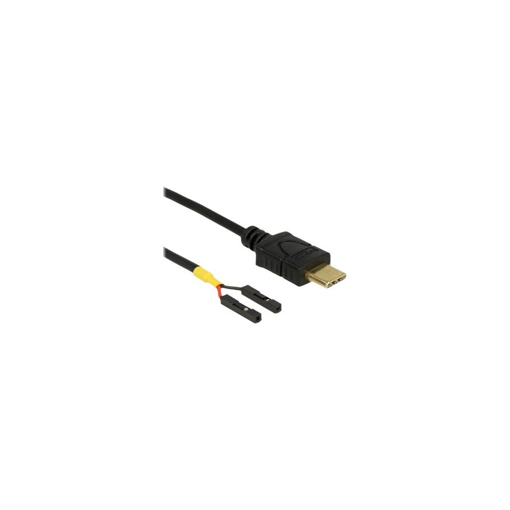 DeLOCK Delock - USB typ C-kabel - 24 pin USB-C till 2-stifts USB-kontakt - 50 cm