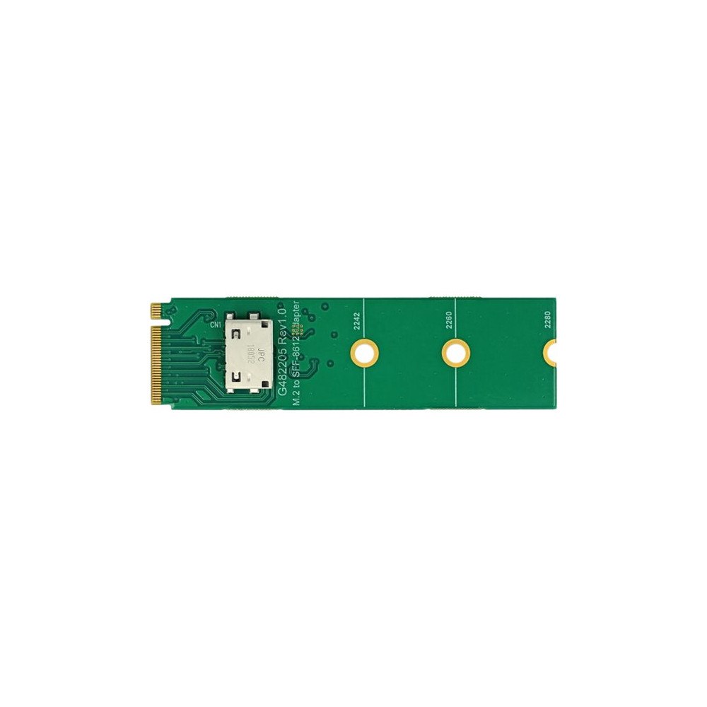 DeLOCK Delock M.2 Key M to 1 x OCuLink SFF-8612 Converter - gränssnittsadapter - M.2 Card