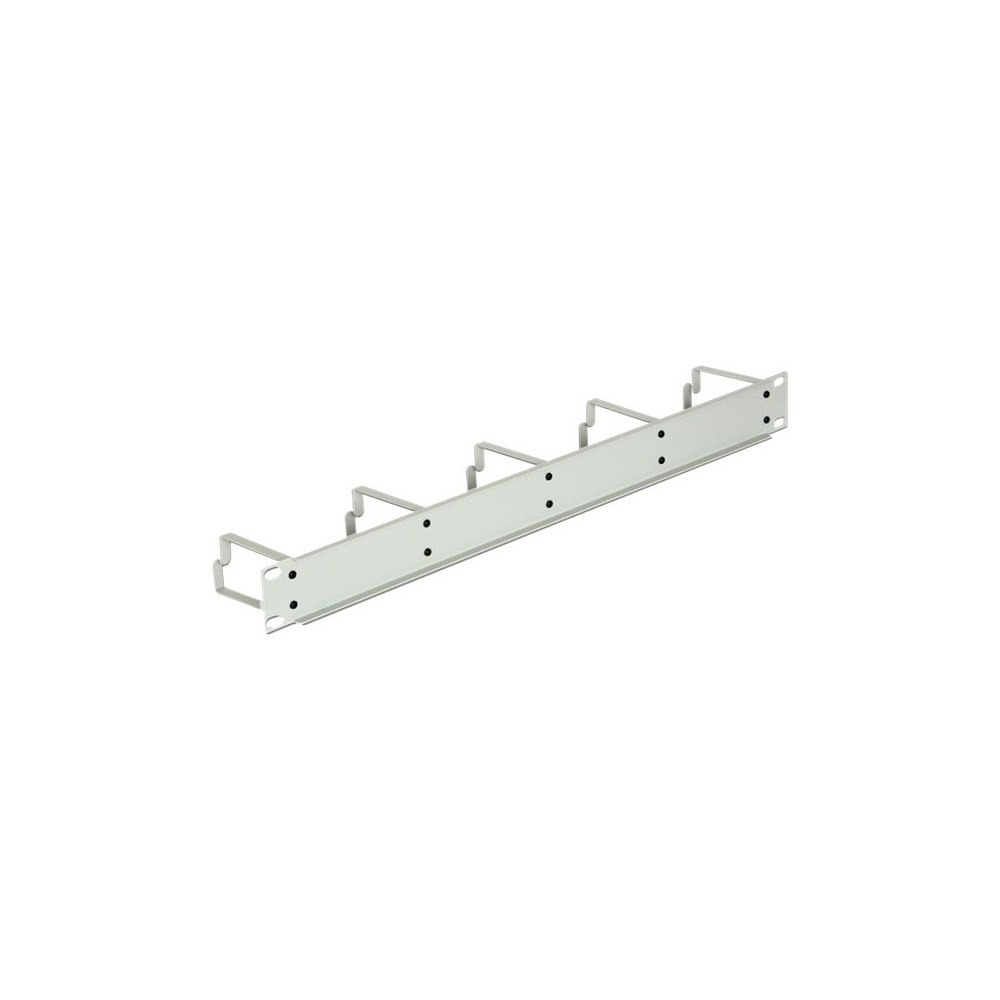 DeLOCK Delock panel för kabelhantering - 1U - 19"