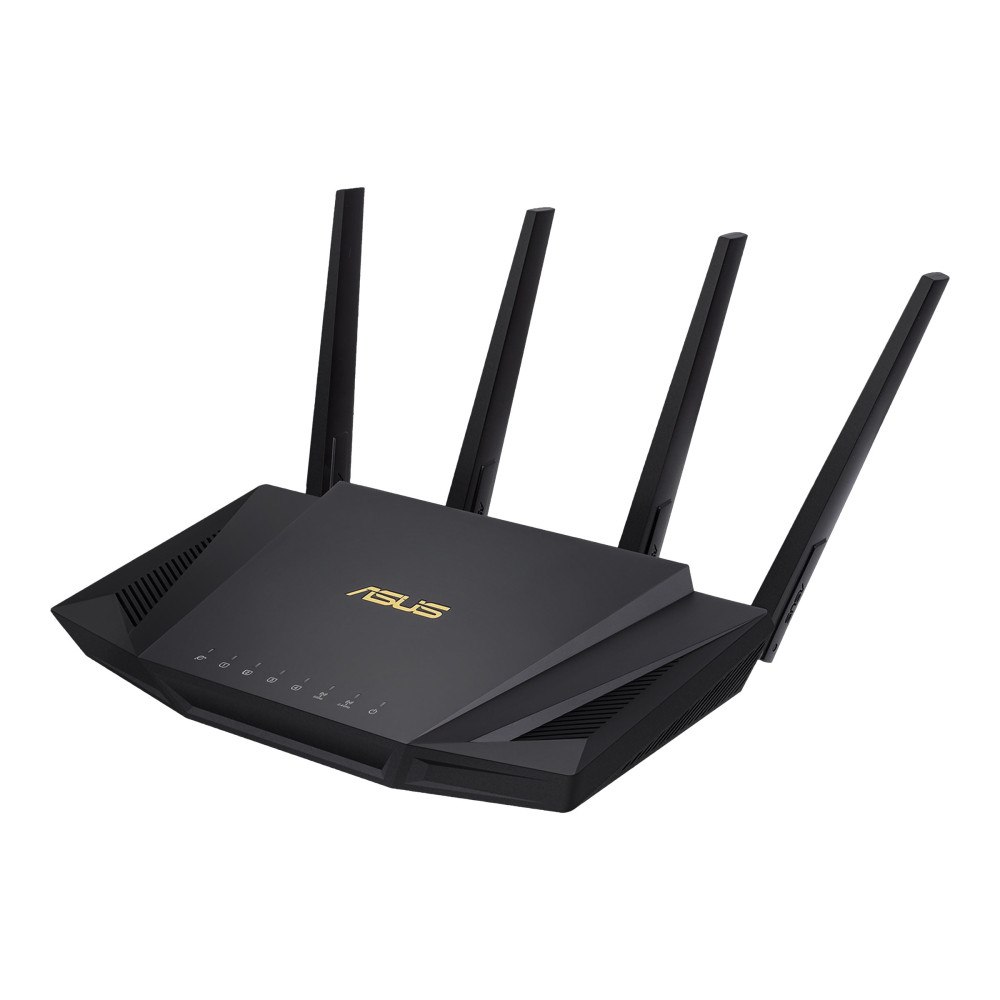 ASUSTeK COMPUTER ASUS RT-AX58U - trådlös router - Wi-Fi 6 - skrivbordsmodell