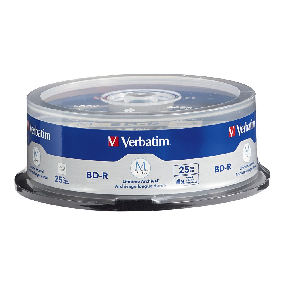 VERBATIM Verbatim M-Disc - BD-R x 25 - 25 GB - lagringsmedier
