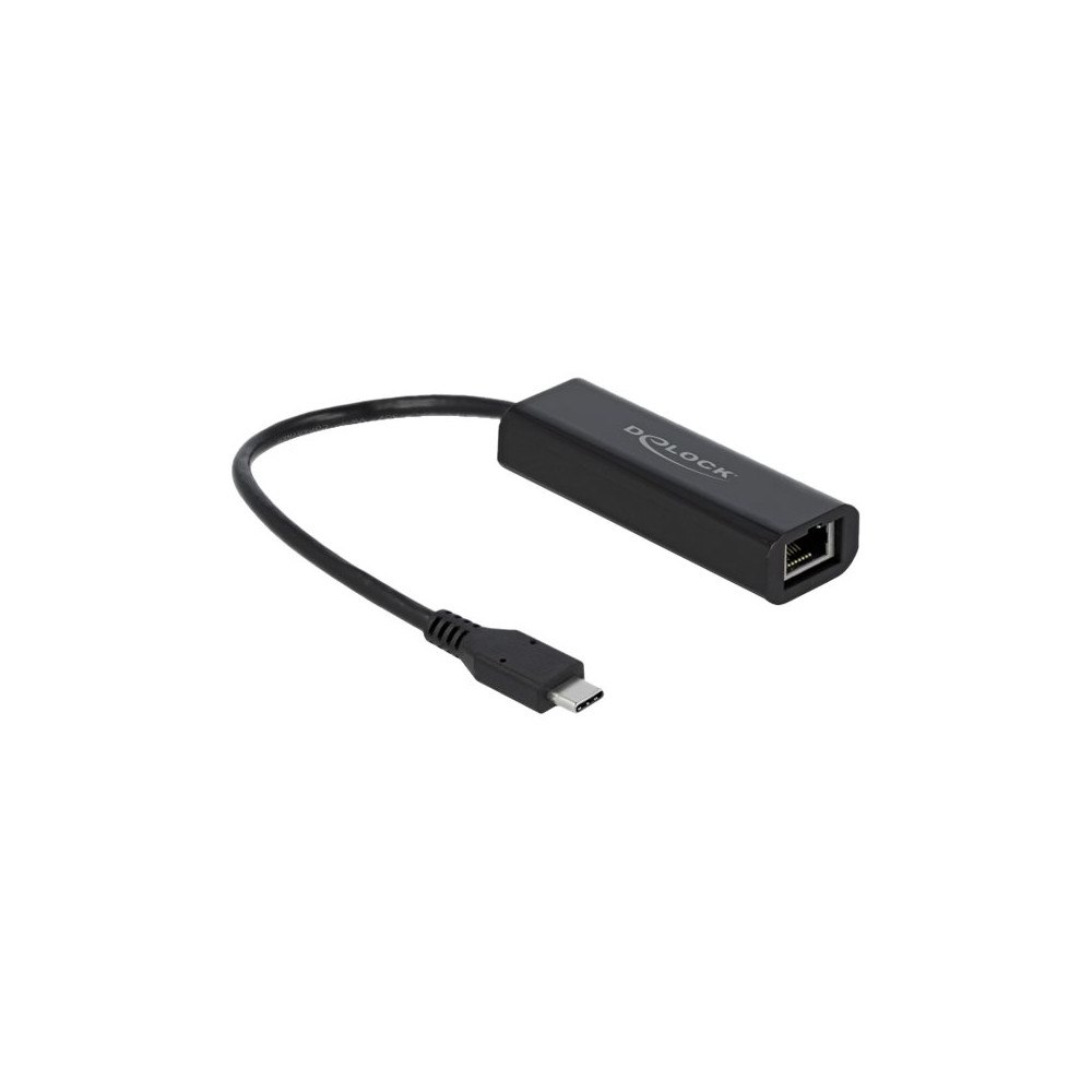 DeLOCK Delock - nätverksadapter - USB-C 3.1 Gen 1 / Thunderbolt 3 - 100M/1G/2.5G Gigabit Ethernet