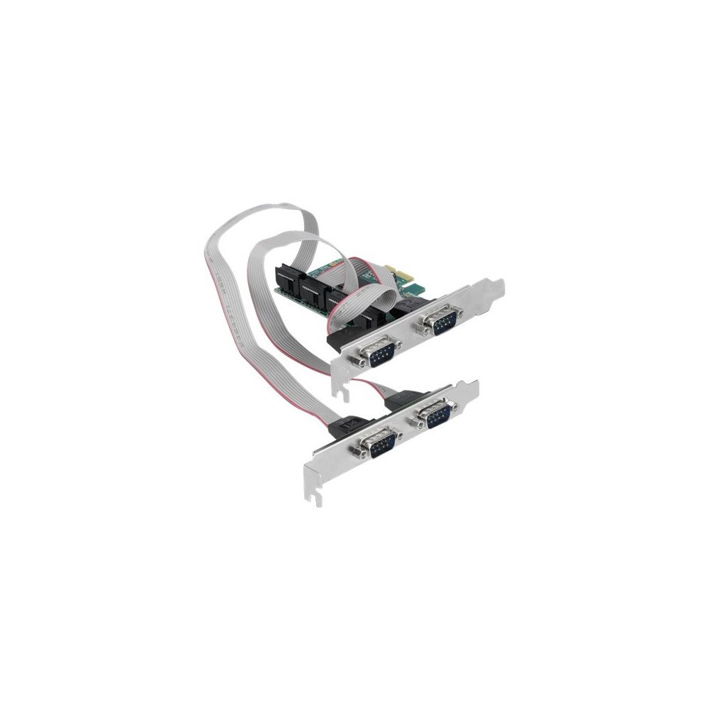 DeLOCK Delock - seriell adapter - PCIe 1.1 - RS-232 x 4