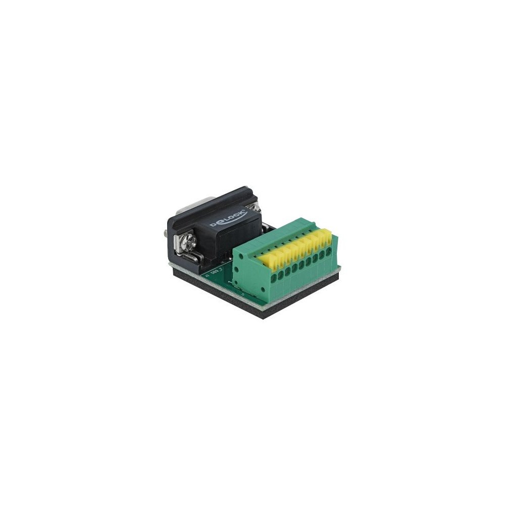DeLOCK Delock - seriell adapter - DB-9 till 9-stifts terminalblock