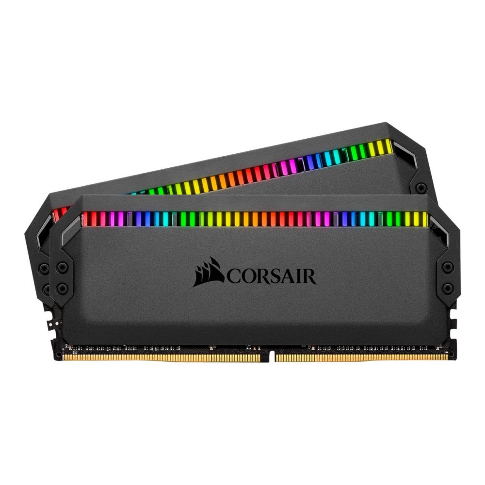 Corsair CORSAIR Dominator Platinum RGB - DDR4 - sats - 32 GB: 2 x 16 GB - DIMM 288-pin - 3600 MHz / PC4-28800 - ej buffrad