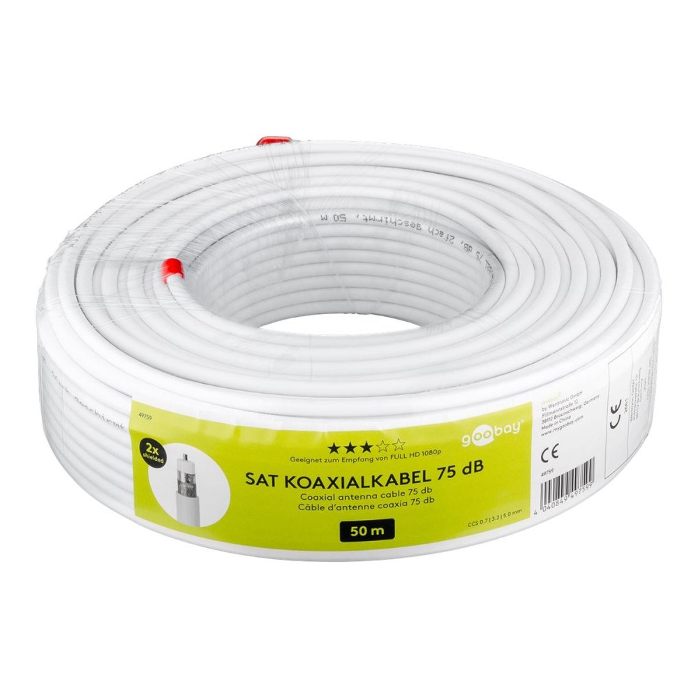 Goobay goobay bulkantennkabel - 50 m