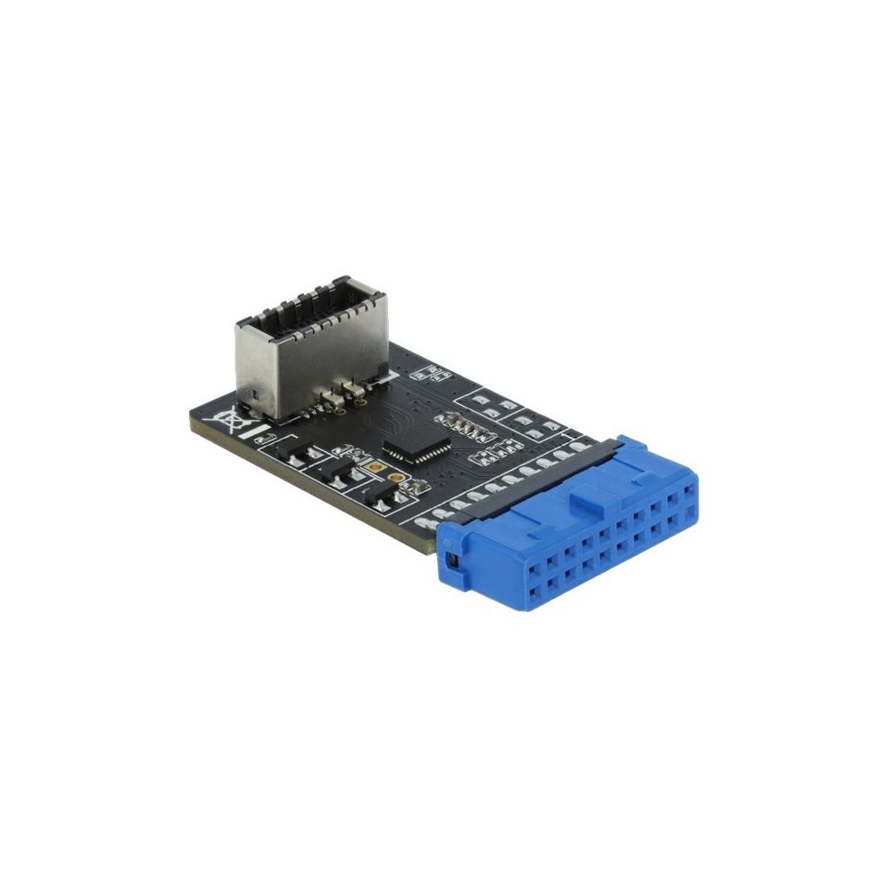 DeLOCK Delock USB 3.2 Gen 1 Adapter Pin Header - USB intern till extern adapter - 19-stifts USB 3.0-kontakt till USB typ A