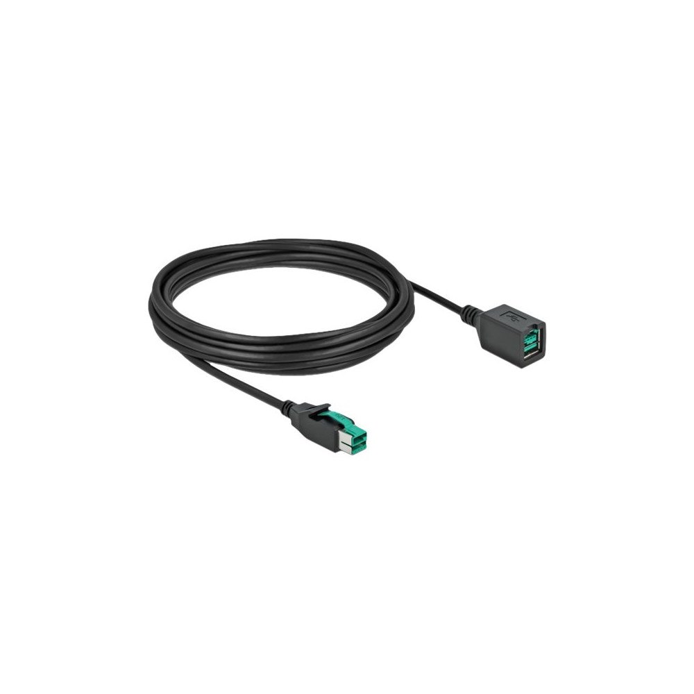 DeLOCK Delock - PoweredUSB förlängningskabel - USB PlusPower (12 V) till USB PlusPower (12 V) - 5 m