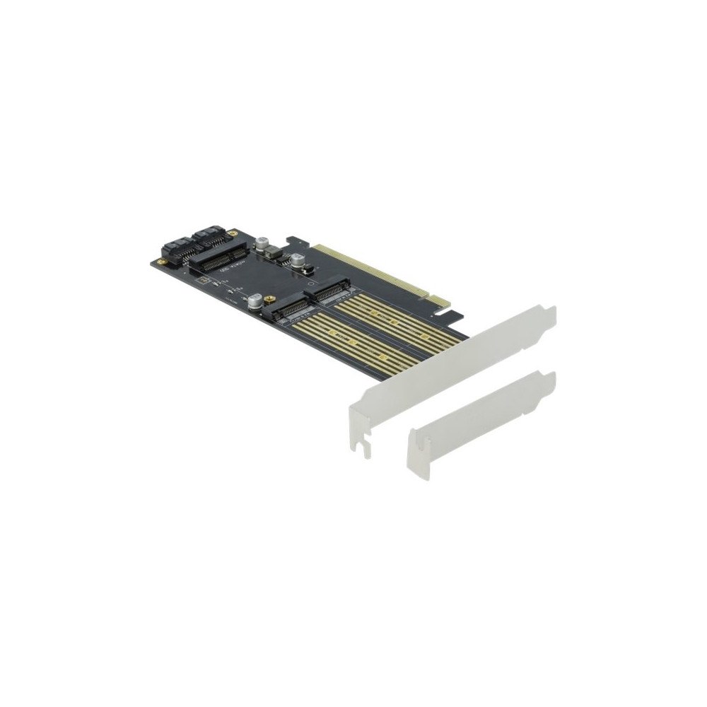 DeLOCK Delock - kontrollerkort - M.2 Card / mSATA - SATA 6Gb/s, PCIe 4.0 x16