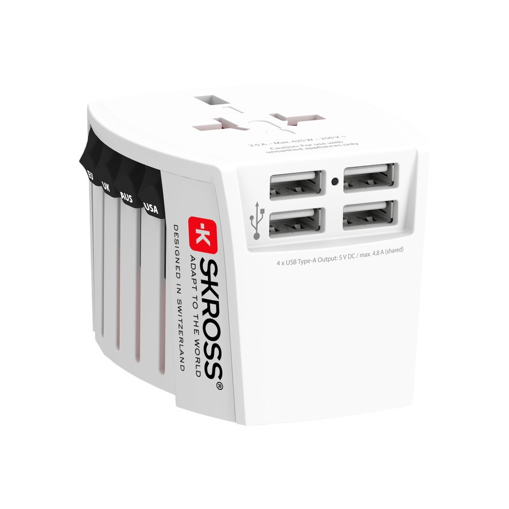SKROSS SKROSS World Adapter MUV USB strömadapter - USB - 24 Watt