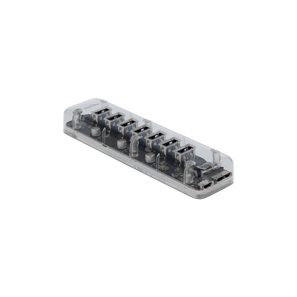 DeLOCK Delock External USB 3.0 Hub with 7 Ports - hubb - 7 portar