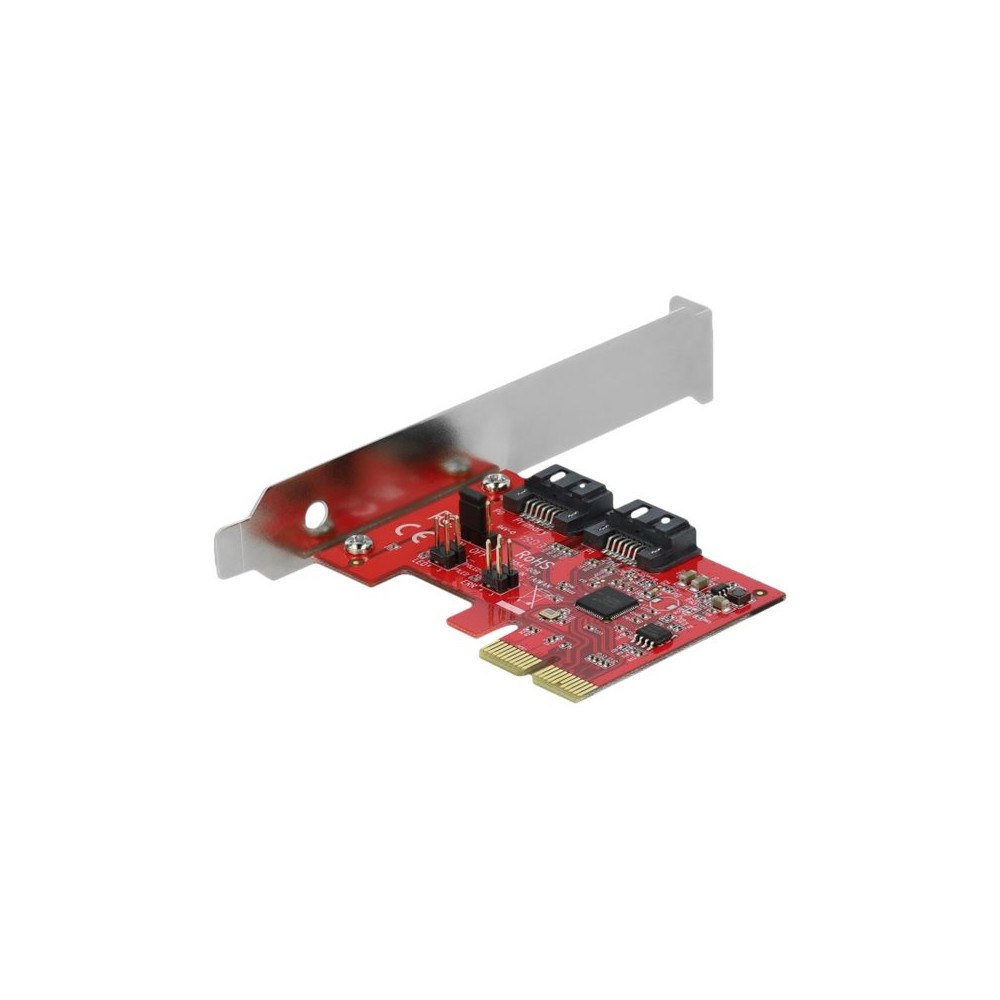 DeLOCK Delock - kontrollerkort (RAID) - SATA 6Gb/s - PCIe 2.0 x1