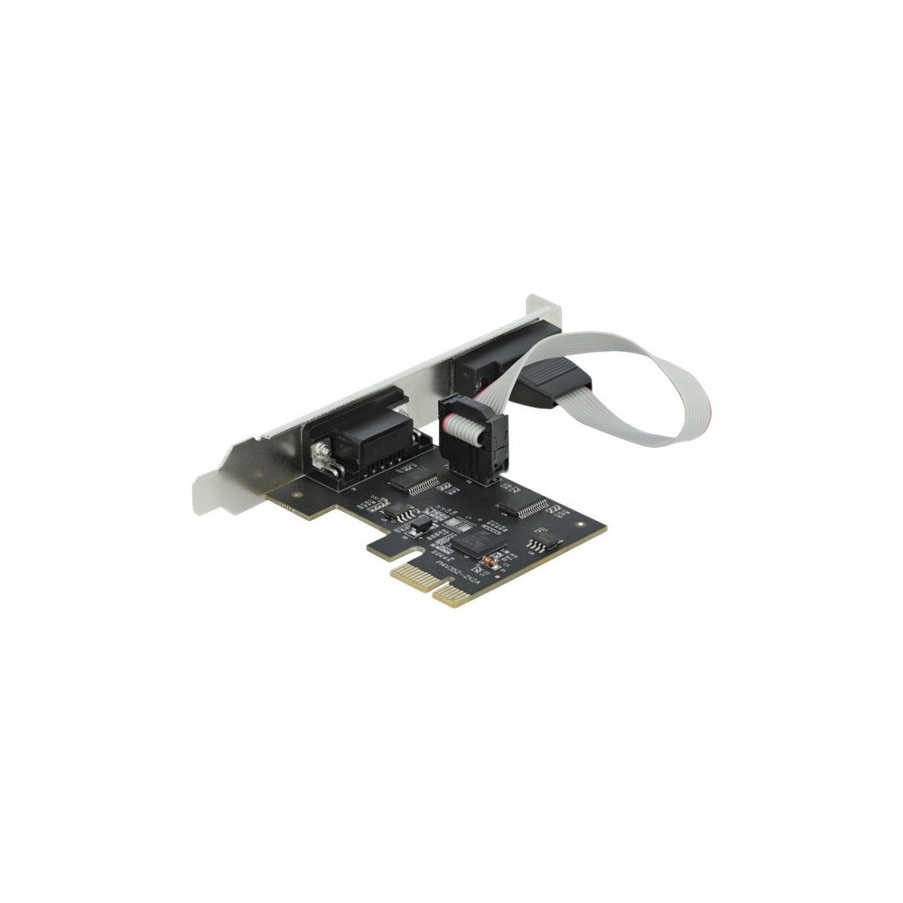DeLOCK Delock PCI Express Card to 2 x Serial RS-232 - seriell adapter - PCIe 2.0 - RS-232 x 2