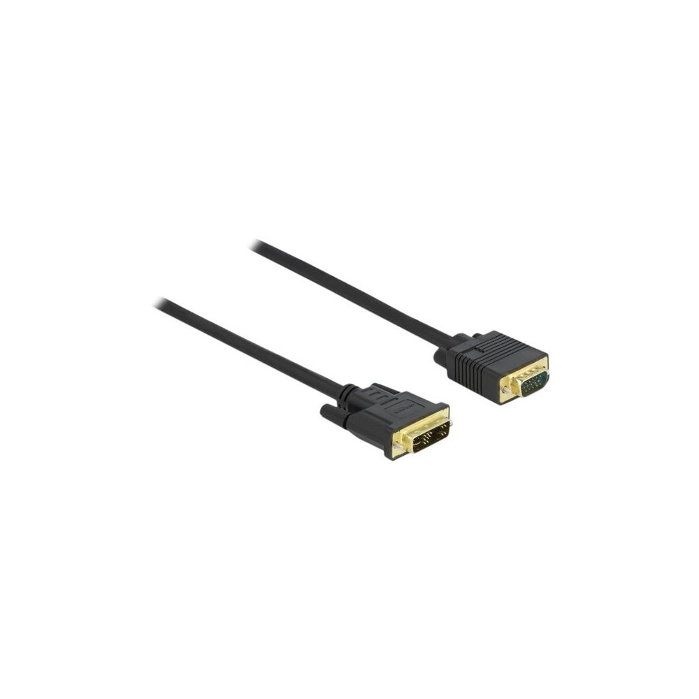 DeLOCK Delock - videoadapterkabel - DVI-A till HD-15 (VGA) - 2 m
