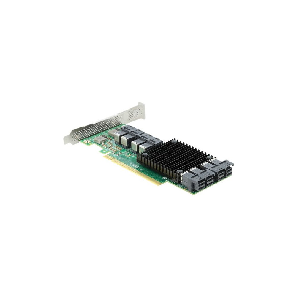DeLOCK Delock PCI Express x16 Card to 8 x internal SFF-8643 NVMe - kontrollerkort - SAS - PCIe 3.0 x16