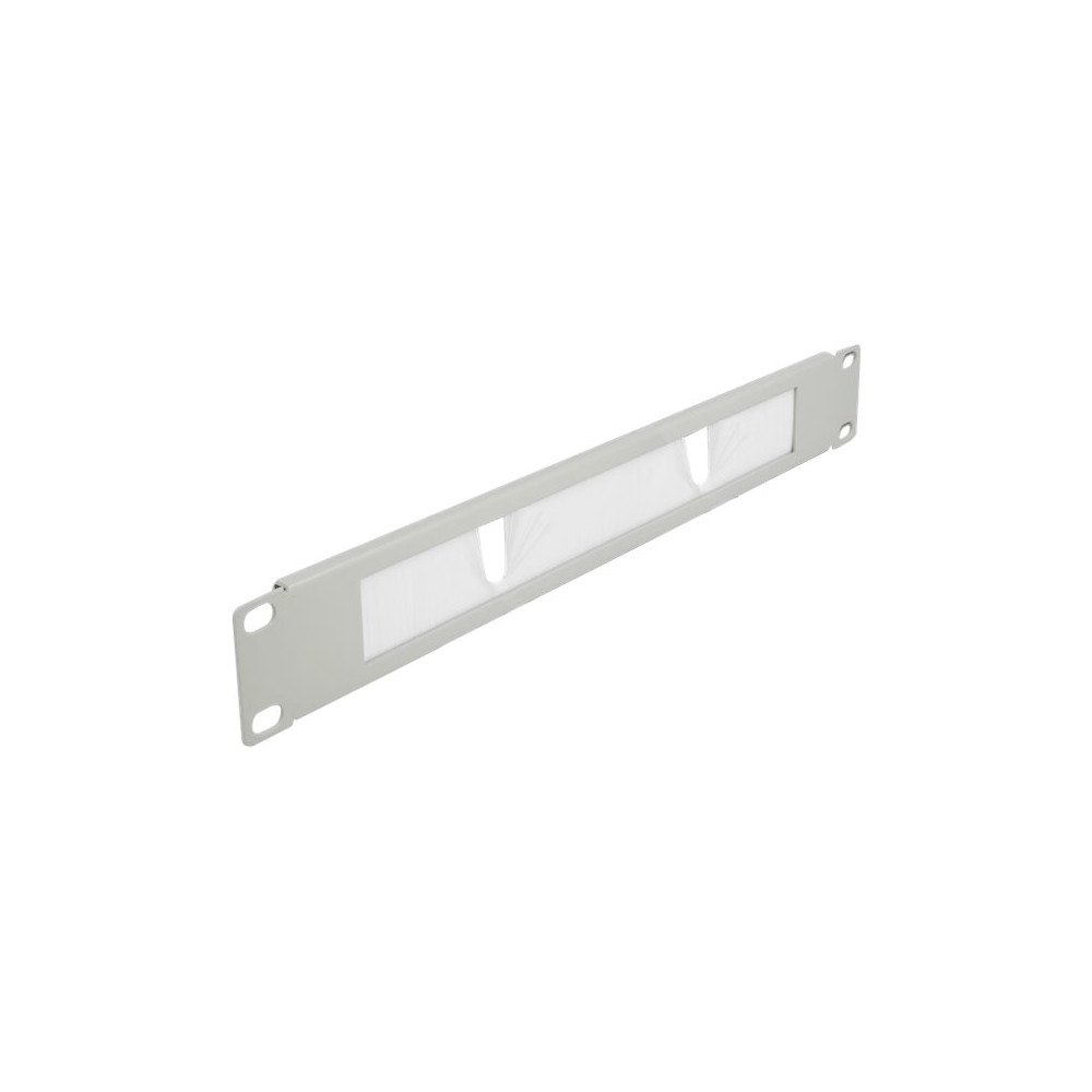 DeLOCK Delock kabelhanteringspanel med borste för rack - 1U - 19"