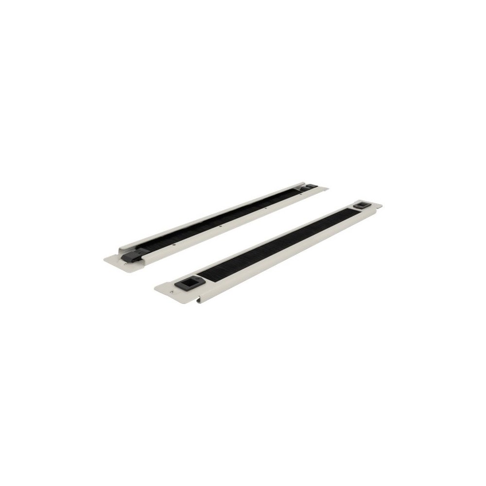 DeLOCK Delock Cable Management Brush Strip - kabelhanteringspanel med borste för rack - 1U - 19"