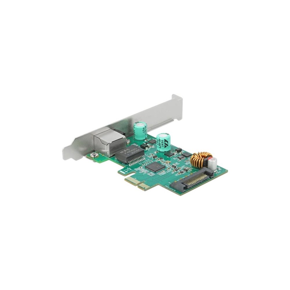 DeLOCK Delock - nätverksadapter - PCIe 2.1 - 10M/100M/1G/2.5 Gigabit Ethernet x 1