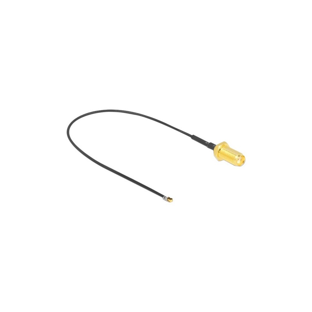 DeLOCK Delock antennkabel - 20 cm - grå, svart