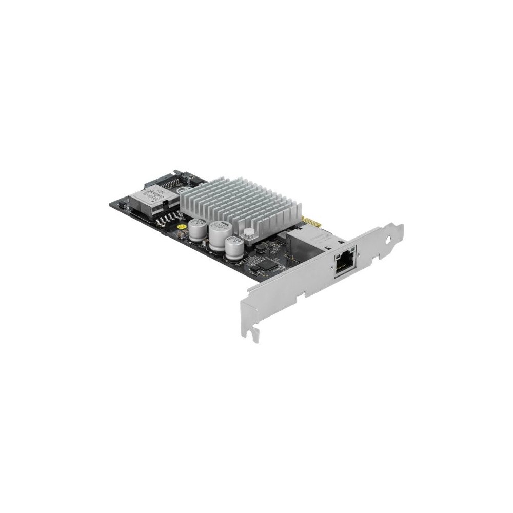 DeLOCK Delock PCI Express Card to 1 x 10GBase-T LAN PoE+ RJ45 - nätverksadapter - PCIe 3.0 x4 - 10Gb Ethernet (PoE+)