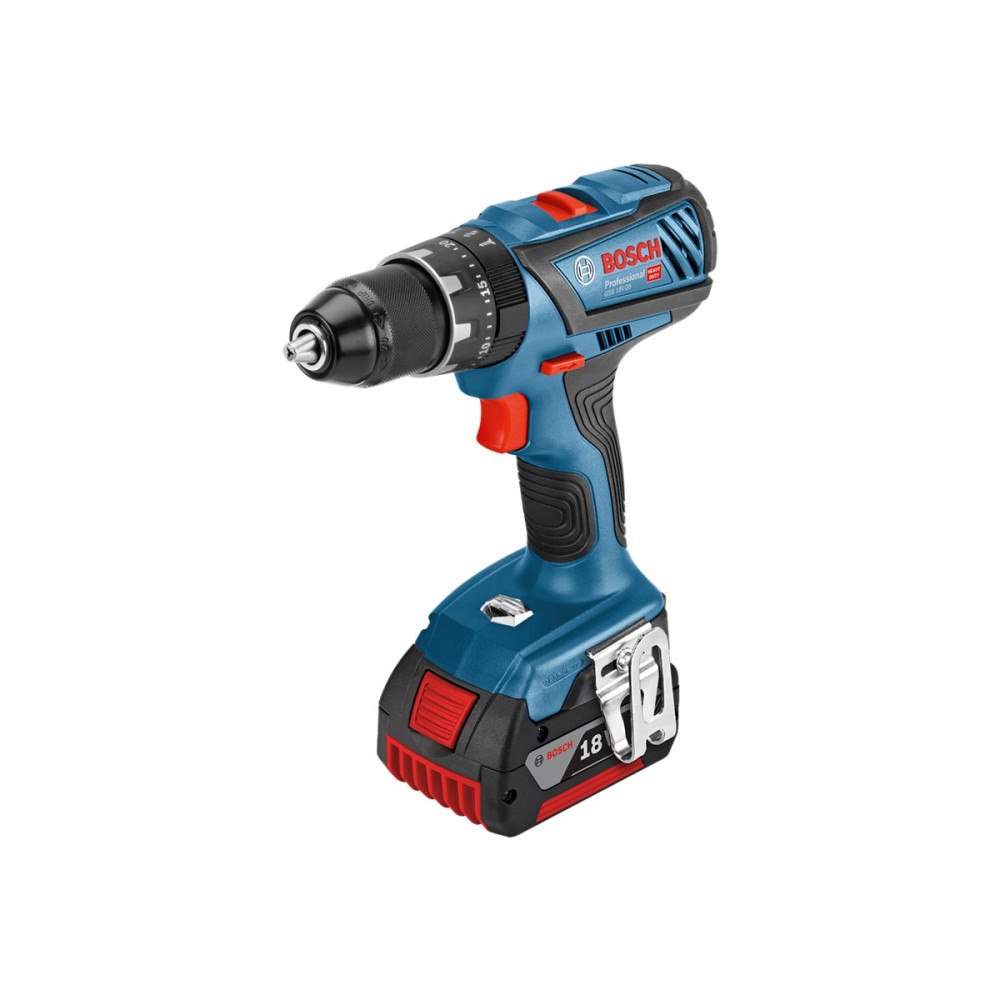 Bosch Group Bosch GSB 18V-28 Professional - slagborr/skruvdragare - sladdlös - 2 hastigheter - 2 batterier