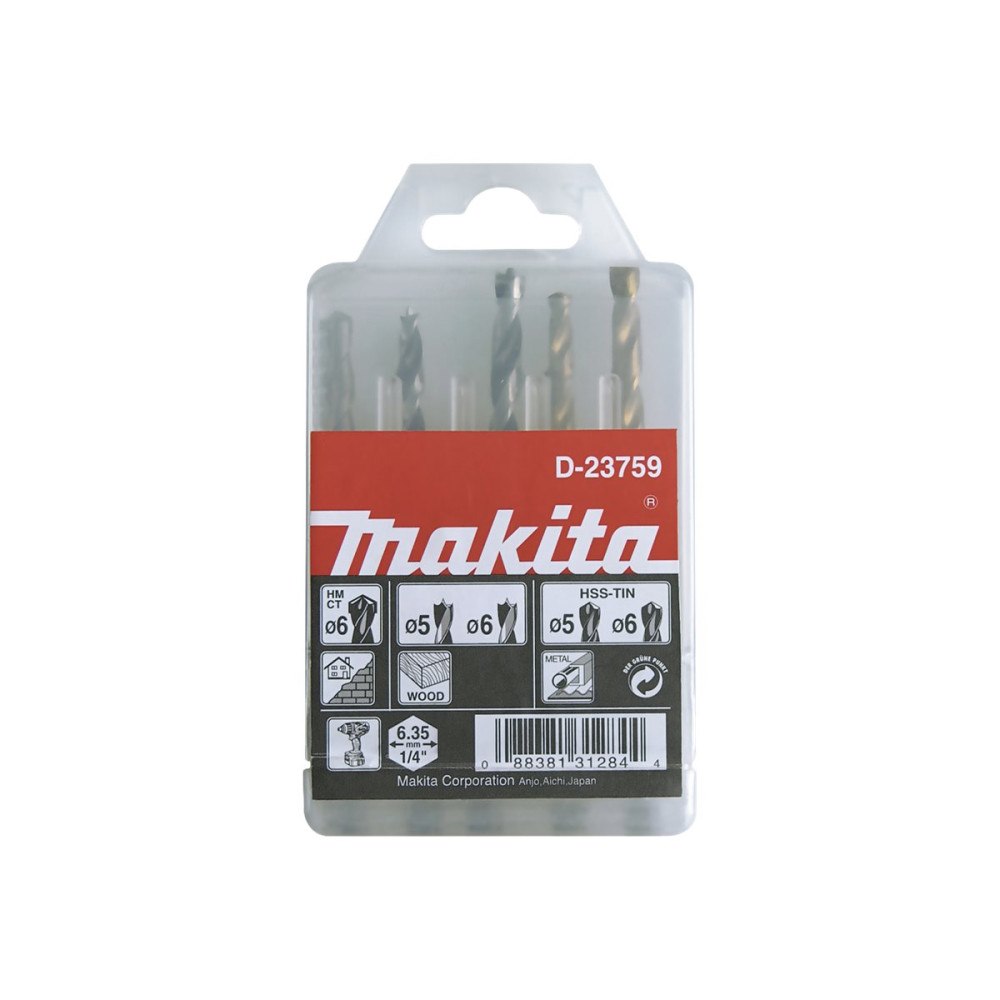 Makita Makita borrsats - 5 delar