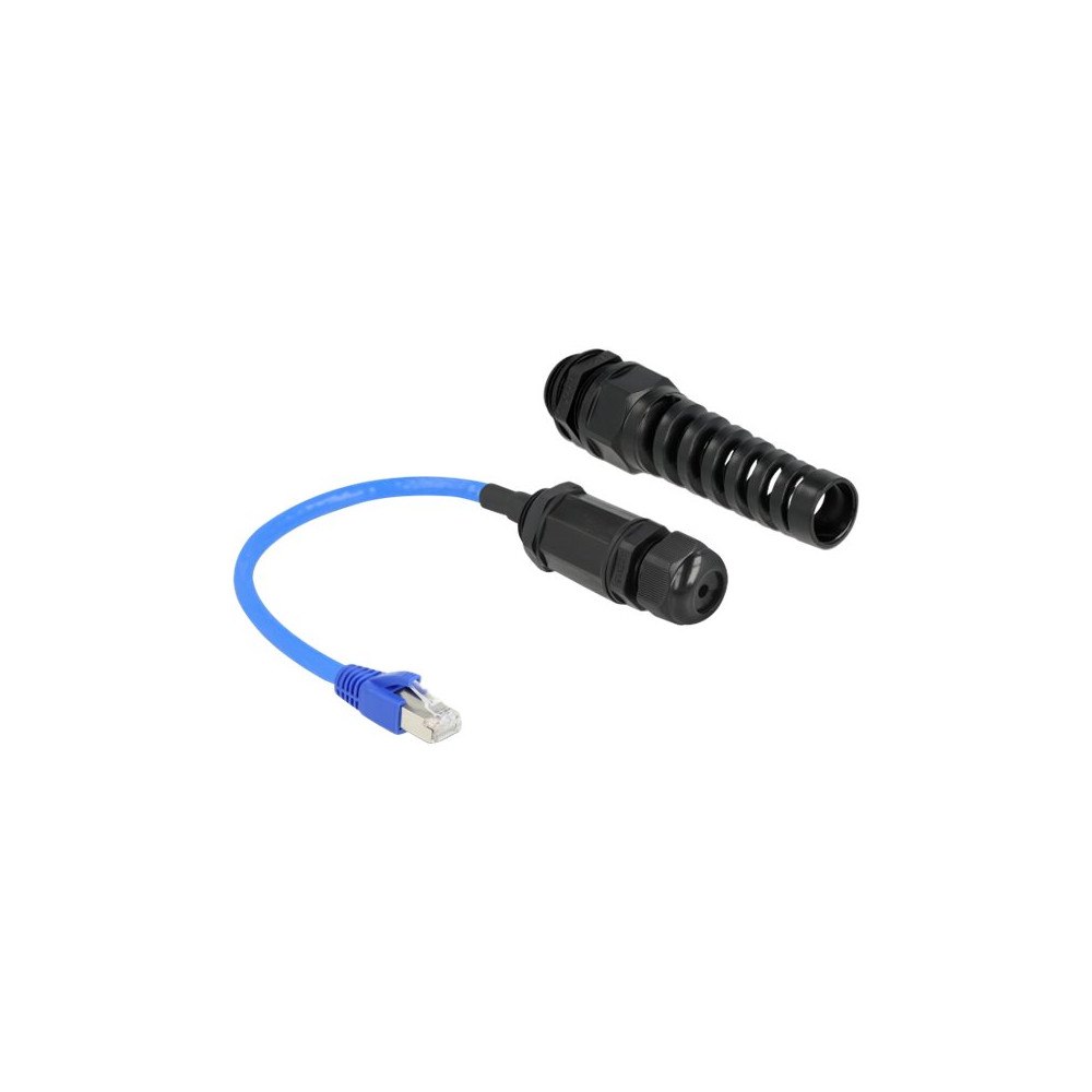 DeLOCK Delock nätverkskort - 25 cm - blå