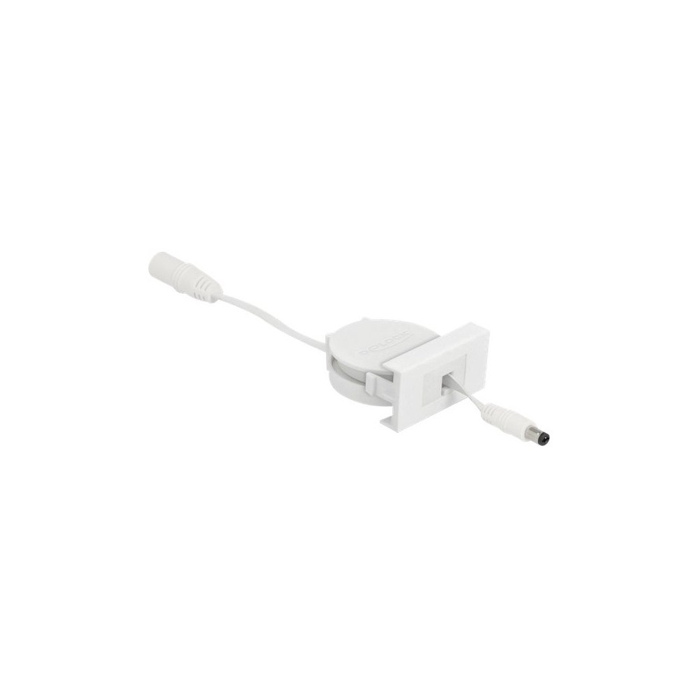 DeLOCK Delock Easy 45 - förlängningskabel för ström - DC-jack 5,5 x 2,1 mm till DC-jack 5,5 x 2,1 mm - 50 cm