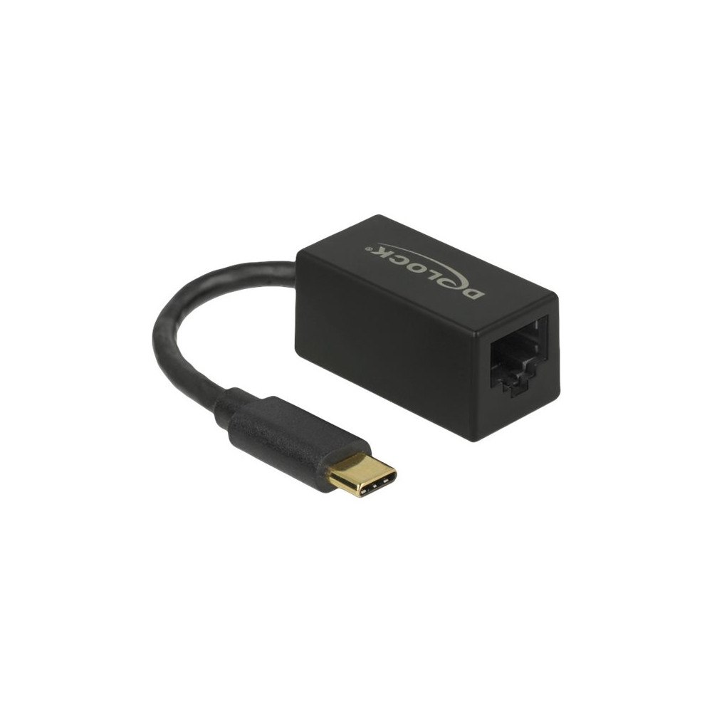 DeLOCK Delock - nätverksadapter - USB-C 3.2 Gen 1 - Gigabit Ethernet x 1