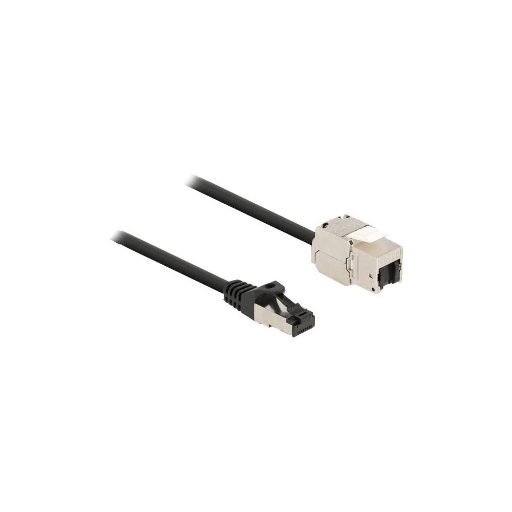DeLOCK Delock nätverksförlängningskabel - 50 cm - svart