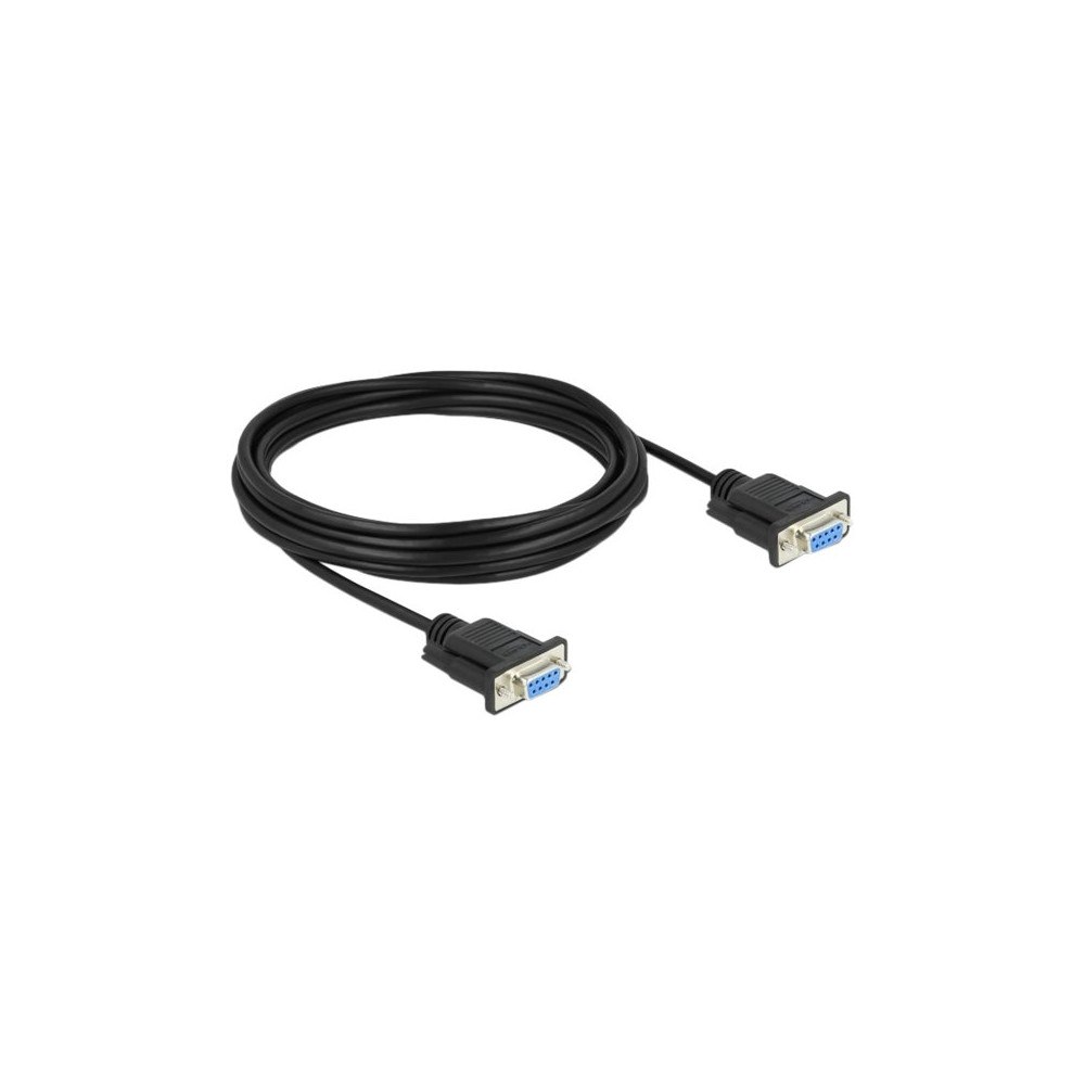 DeLOCK Delock - nollmodemkabel - DB-9 till DB-9 - 5 m