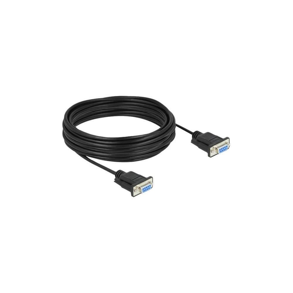 DeLOCK Delock - nollmodemkabel - DB-9 till DB-9 - 10 m
