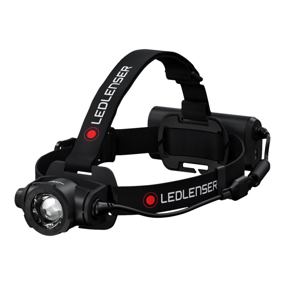 Leatherman Tool Group Ledlenser H15R Core - huvudficklampa - LED - vitt ljus - 6000-7500 K - svart