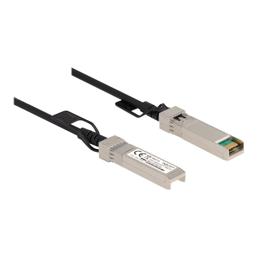 DeLOCK Delock direktkopplingskabel - 3 m - svart