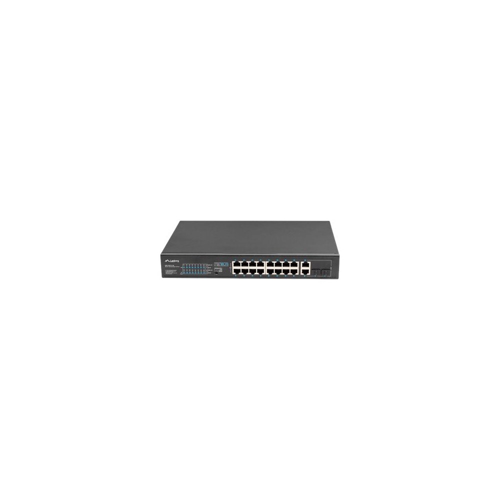 LANBERG Lanberg RSFE-16P-2C-150 - switch - 16 portar - ohanterad - rackmonterbar