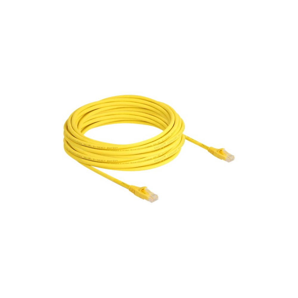 DeLOCK Delock patch-kabel - 10 m - gul