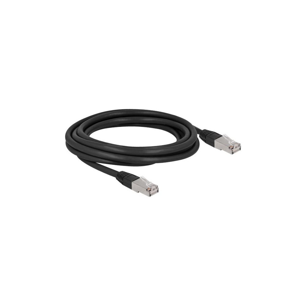 DeLOCK Delock patch-kabel - 3 m - svart