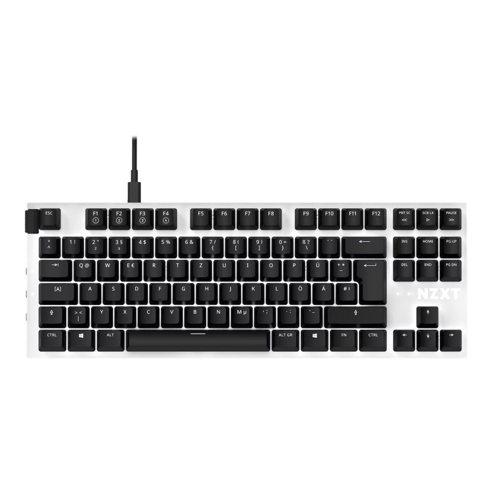 NZXT NZXT Function Tenkeyless - tangentbord - QWERTZ - tysk - matt vit Inmatningsenhet