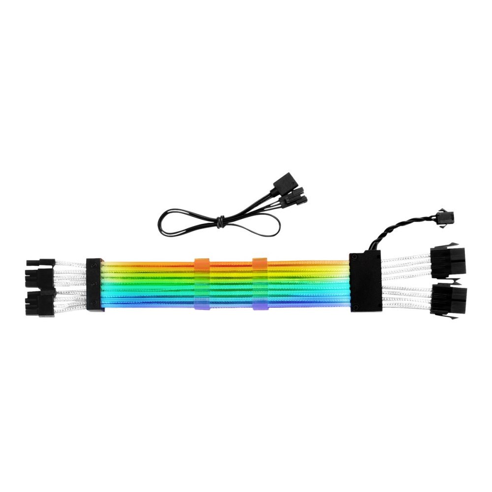 Sharkoon Sharkoon XTend 16 - förlängningskabel för ström - 8-stifts PCIe-ström till 8-stifts PCIe-ström - 30 cm