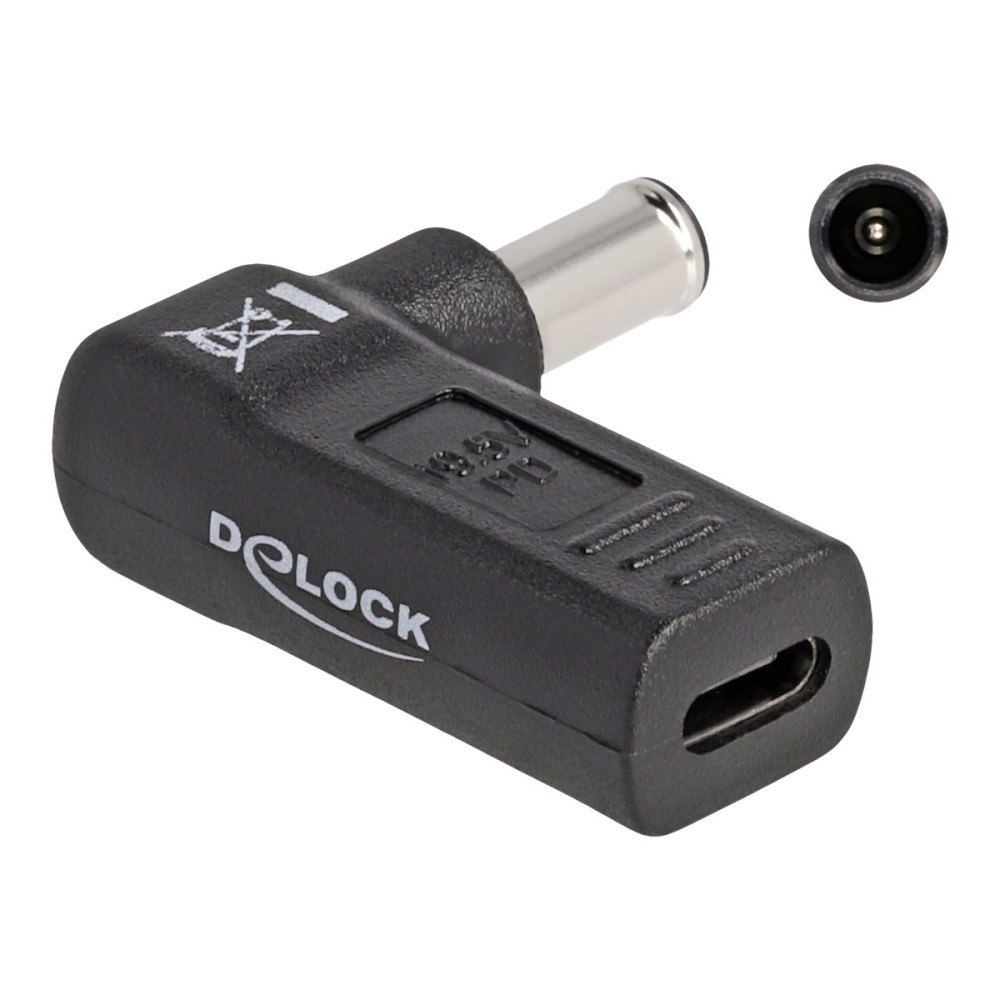 DeLOCK Delock - strömadapter - 24 pin USB-C till DC-jack 6,0 x 4,3 mm