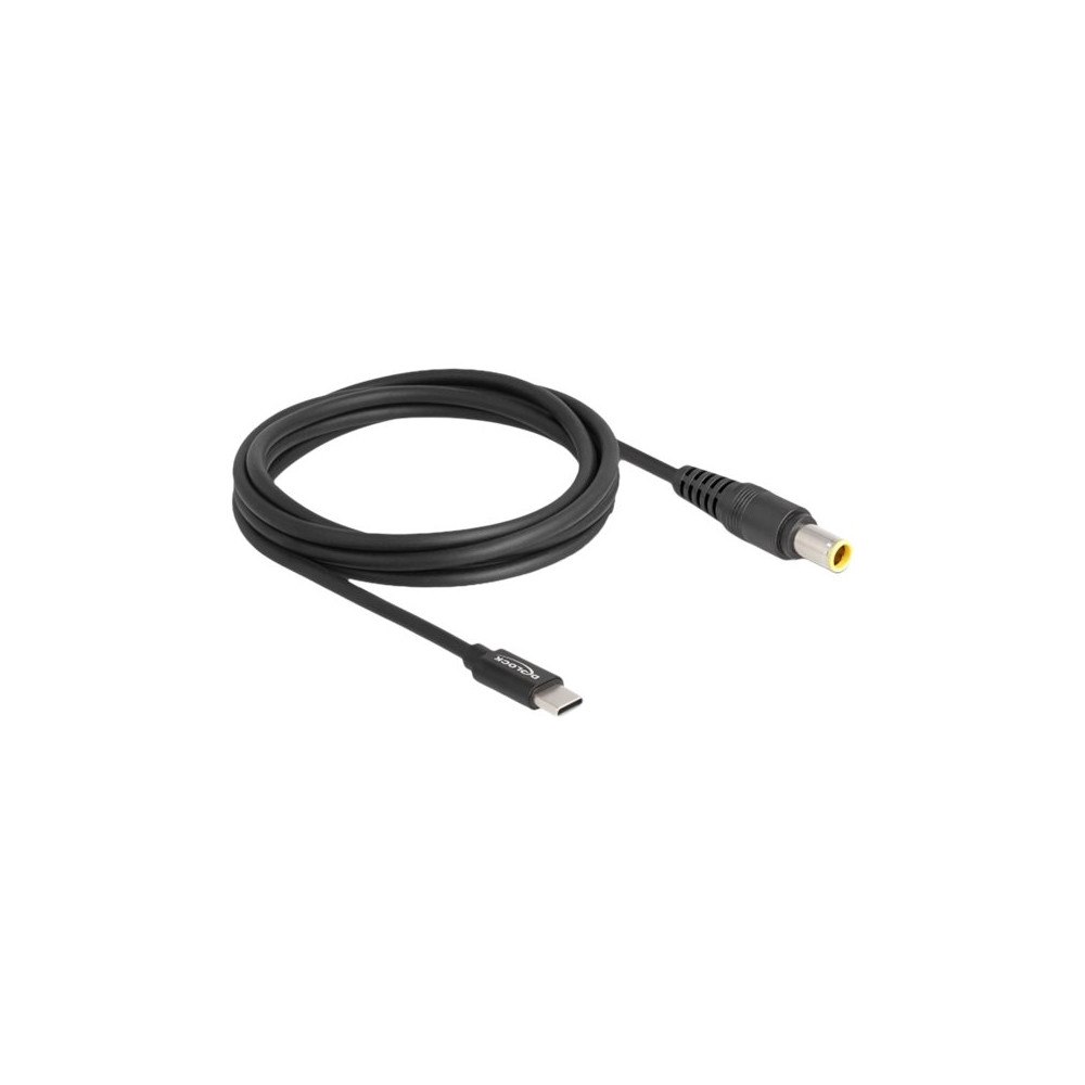 DeLOCK Delock - strömkabel - 24 pin USB-C till likströmskontakt 7,9 x 5,5 mm - 1.5 m
