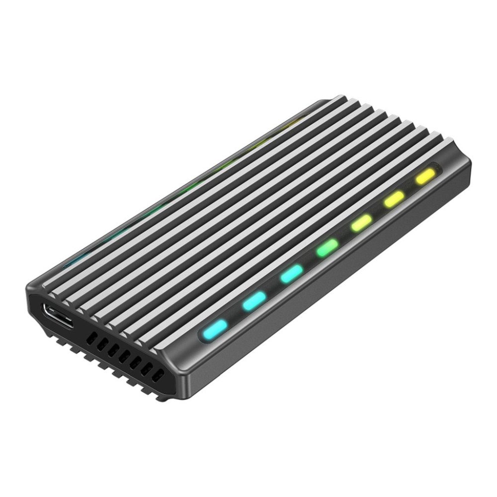 Gembird Gembird EE2280-U3C-03 - förvaringslåda - M.2 Card (PCIe NVMe & SATA) - USB 3.1 (Gen 2)