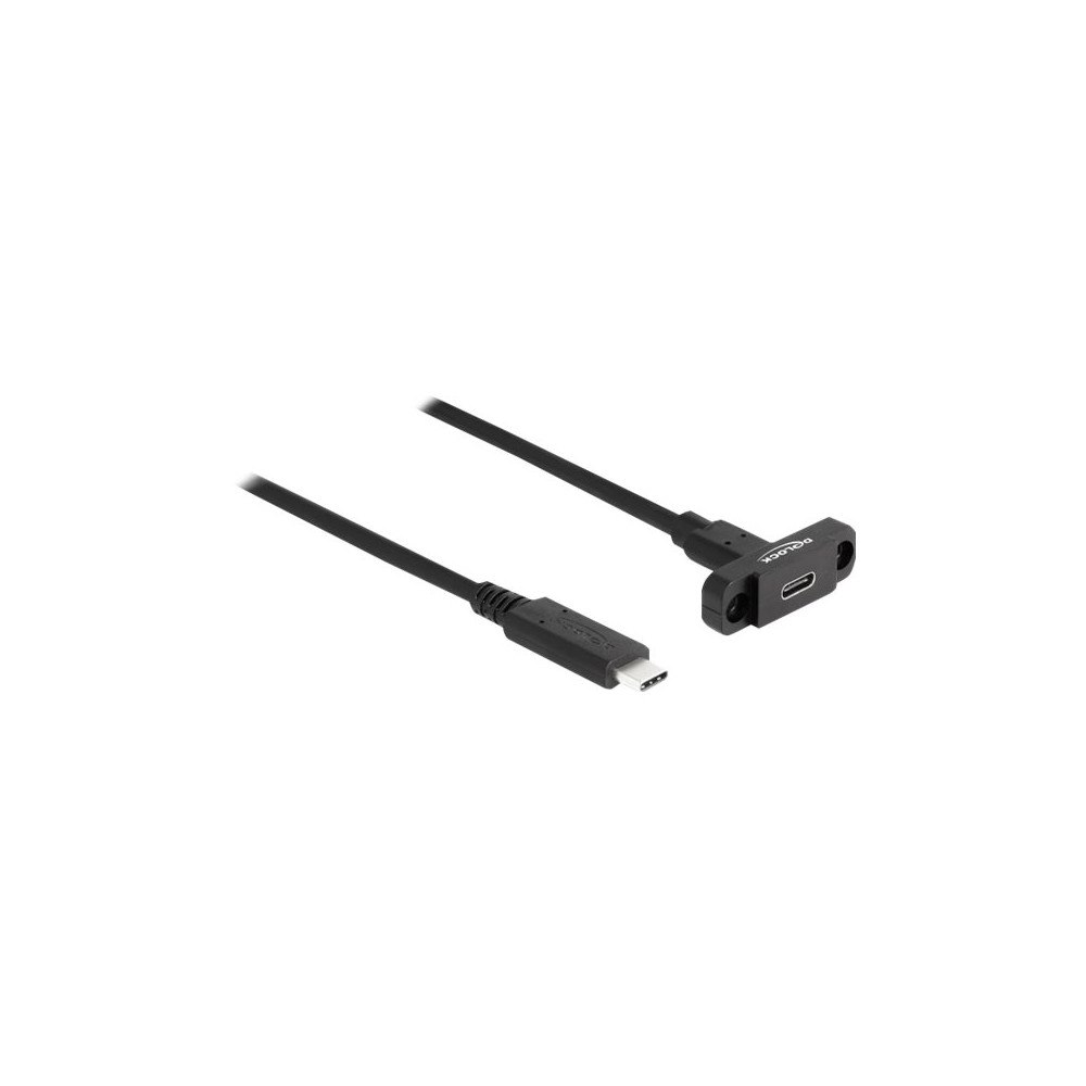 DeLOCK Delock - USB typ C-förlängningskabel - 24 pin USB-C till 24 pin USB-C - 1 m