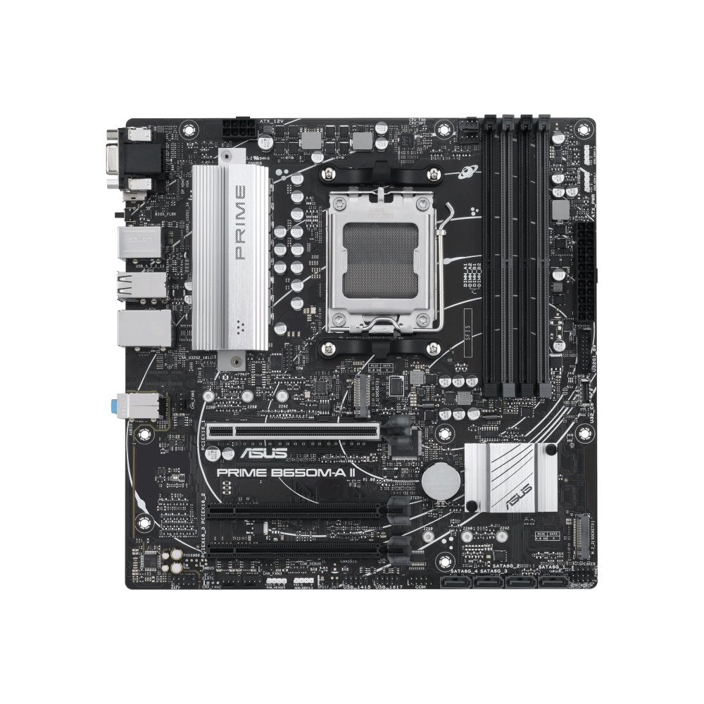 ASUSTeK COMPUTER ASUS PRIME B650M-A II-CSM - moderkort - micro ATX - Socket AM5 - AMD B650