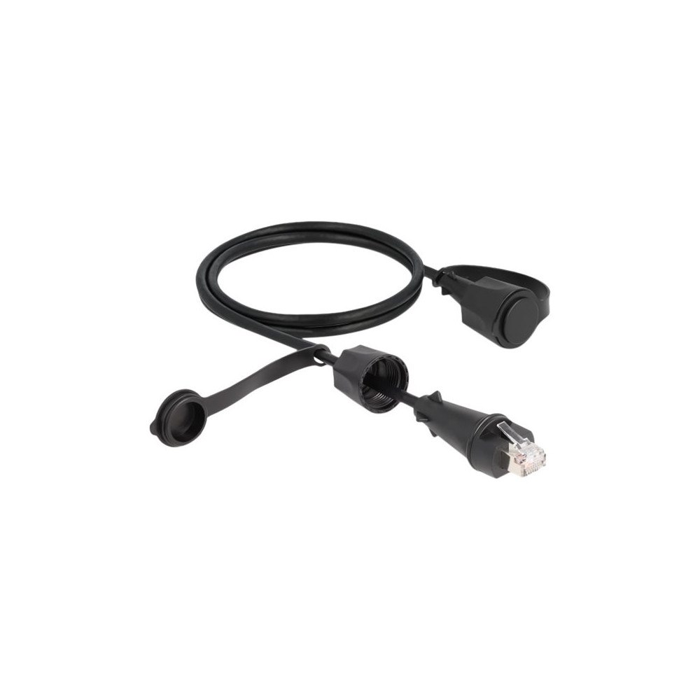 DeLOCK Delock patch-kabel - 1 m - svart